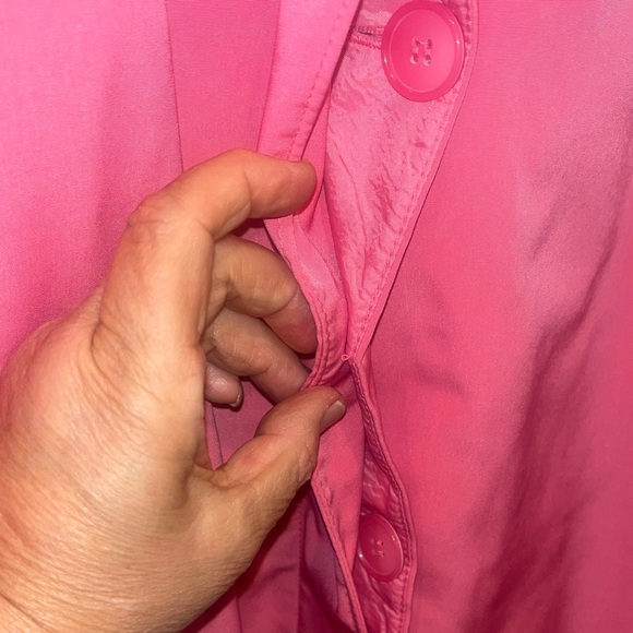 Avenue Vintage Women’s Pink Rain Coat☔️ NWOT - Picture 7 of 11